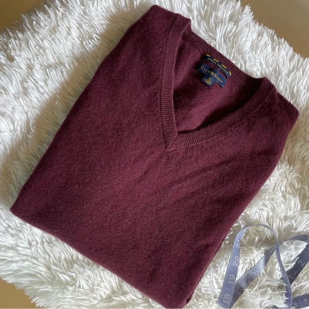 CLUB ROOM CASHMERE VEST - Picture 5 of 9